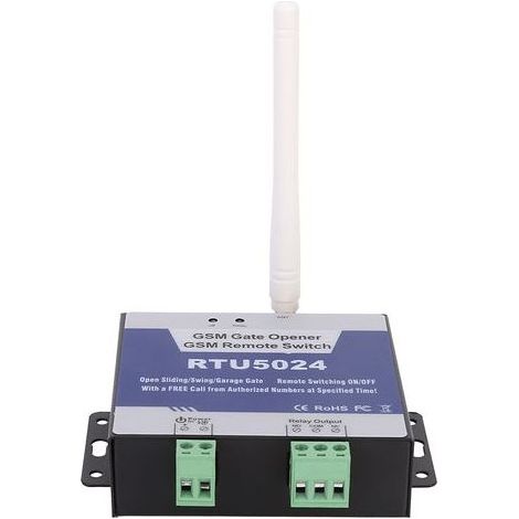 Commande de Porte RTU5024 Mise à Niveau GSM Porte Ouvre-Porte Relais Commutateur Télécommande sans Fil Ouvre-Porte DC 9-15V(1) (1/5)