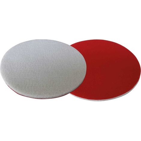 Disco de fieltro autoadherente EDELCO para bases de 180 mm y alta durabilidad.