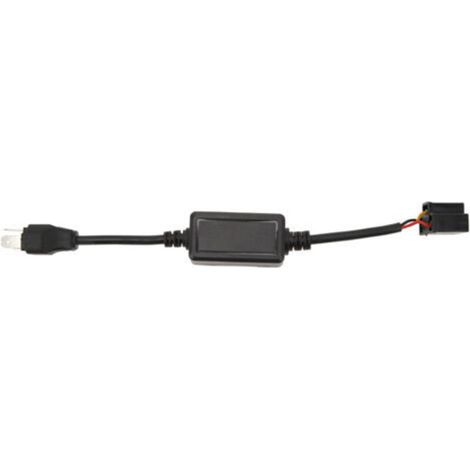 2-teiliger H4-Scheinwerferdecoder-Lampensockelwiderstand mit Anti-Flimmer-Fehlercode-Warnungsunterdrückung als Ersatz für Jeep Wrangler JK TJ LJ