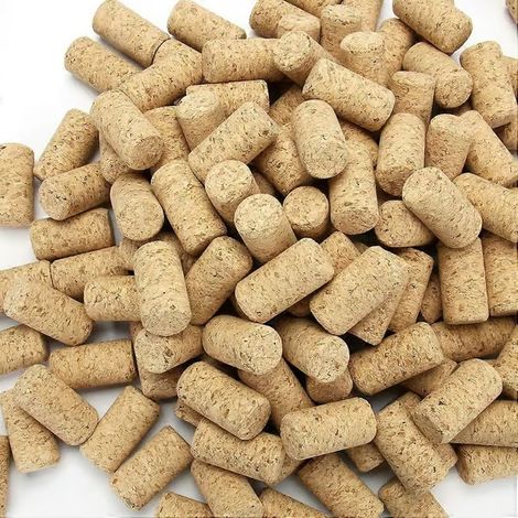 50 bouchons droits en liège naturel de qualité supérieure pour la mise en bouteille du vin, 21 x 40 mm (1/5)