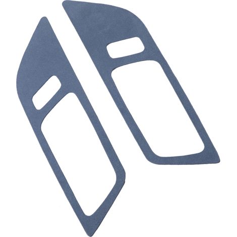 Kit de remplacement d'autocollant intérieur vierge pour cadre de poignée de porte intérieure en 2 pièces (bleu) pour les modèles Ford Mustang à conduite à gauche 2015-2021. (1/5)