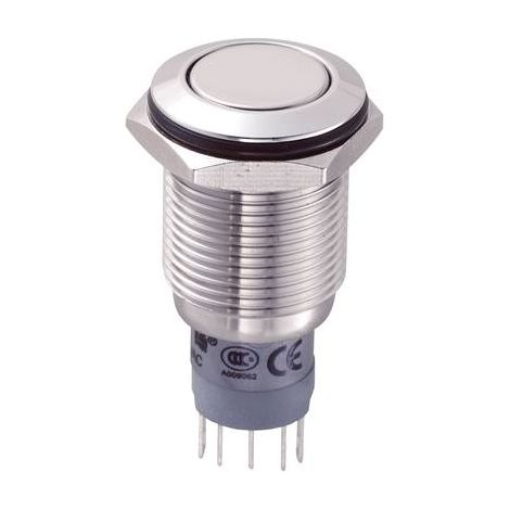 BOUTON-POUSSOIR ANTIVANDALISME TRU COMPONENTS LAS2GQF-11/S/P 701954 250 V/AC 3 A 1 X ON/(ON) À RAPPEL 1 PC(S)