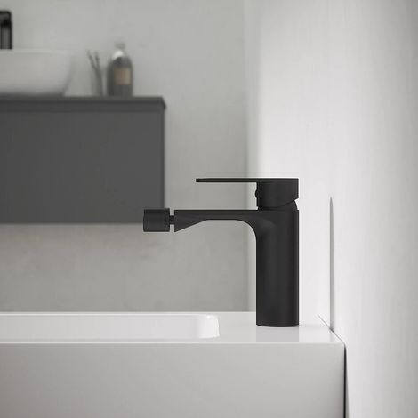 Miscelatore Bidet senza Scarico in Ottone Nero Opaco Mod. Kerry (1/5)