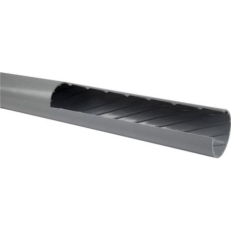 Tube PVC hélicoïdale pour eaux usées - Gris Extrudé - Ø100 L2.8ml