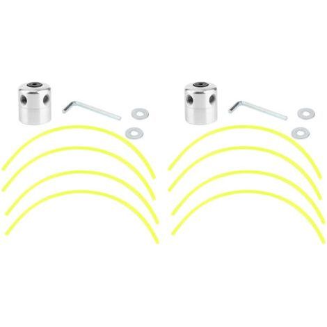 Lumières Latérales en Aluminium Tête de Coupe avec Écrou et Ligne de Coupe 2 Pièces Ensemble (1/5)