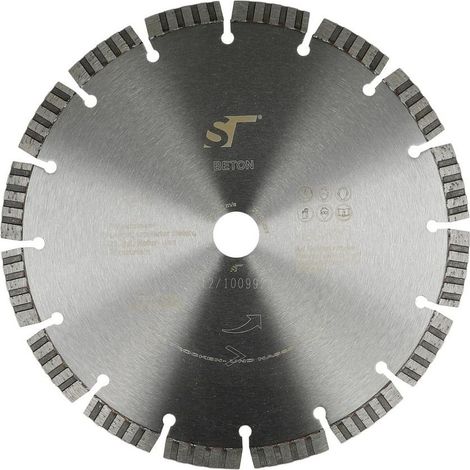 Disque à tronçonner diamanté universel Ø 125 pour la découpe du béton