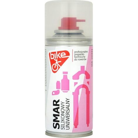 Grasa de silicona universal en spray de 150 ml para bicicleta (1 unidad).