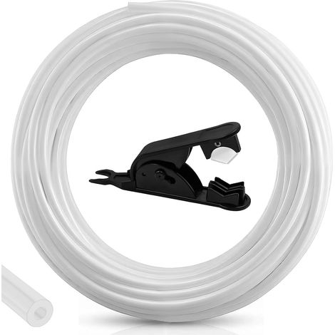 Accessoires d'imprimante 3D Avec Coupeur, 10 mètres Tube en PTFE, 2,5 mm ID × 4 mm OD PTFE TUBE COMPATIBLE AVEC A1 / A1 MINI / P1P / P1S / X1C et K1 / K1 MAX / ENDER3 V3 (1/5)