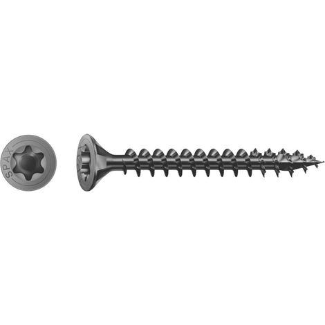 SPAX 1191040400303 Vite da legno 4 mm 30 mm T-STAR plus Acciaio Nero BLAX 200 pz. (1/5)
