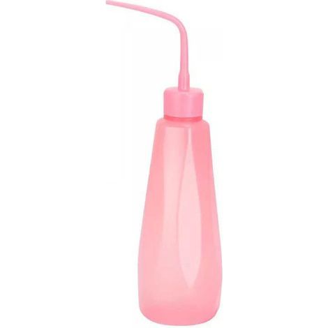 Regadera de plástico de 480 ml (16 oz) para plantas suculentas con tubo flexible y boquilla de ventosa en forma de bola, y pico curvo. (1/5)