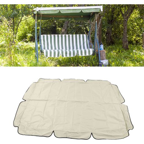 Housse de protection pour hamac d'extérieur [420D Oxford argentée] - Imperméable, anti-UV, dimension 164x114cm (unitaire, beige) (1/5)