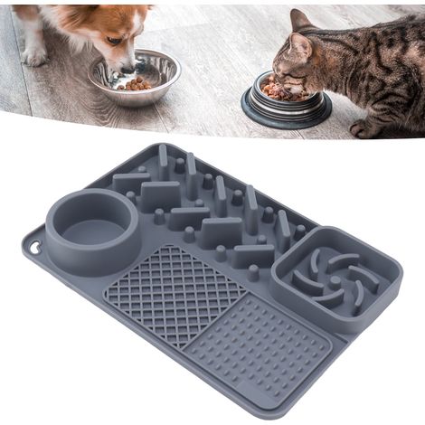 Gamelle multifonctionnelle en silicone pour animaux de compagnie / tapis à lécher / tapis d'alimentation lente / gamelle en silicone (1/5)