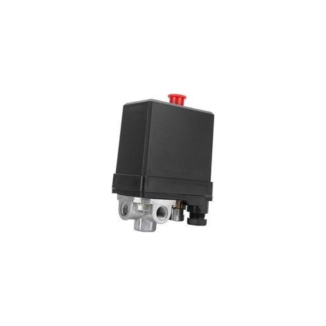 Pressostato per compressore d'aria 380 V trifase, valvola verticale a 4 fori G1/4", accessori per compressore d'aria (1/4)