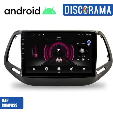 AUTORADIO ANDROID PER JEEP COMPASS 2016-2020 STEREO AUTO TOUCH 10″ WIFI NAVIGATORE (1/5)