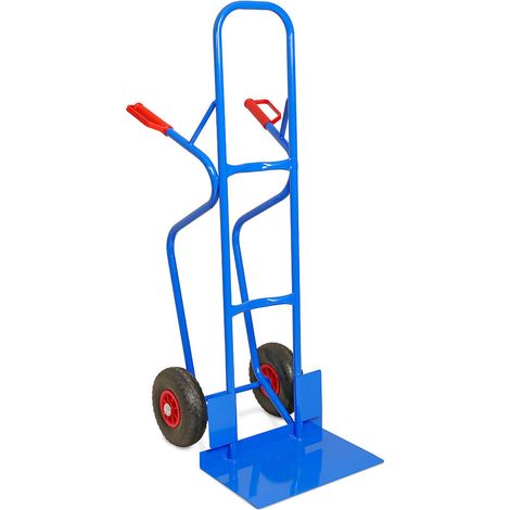 BRB Gerätekarre, BxTxH 530x660x1350 mm, Tragkraft 350 kg, blau (1/2)