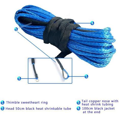 Blue Dog Lanyard, Long Dog Leash with Carabiners, Long Dog Rope for Small Dogs and Puppies 15M (1/5)