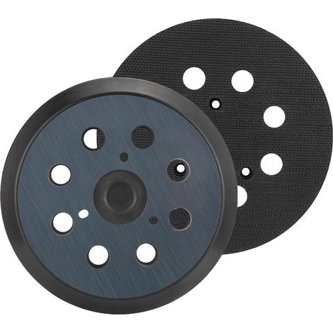 Plateau de ponces orbitales Dewalt, lot 2, 12,7 cm (5 po), 8 pantalons, fixation auto-agrippante, compatible avec les ponces orbitales DeWalt DW420, DW421, DW422, DW423, DW426, D26451 et D26453. (1/5)