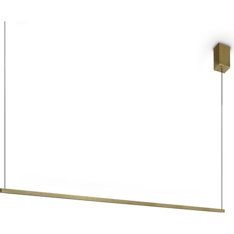 Ideal Lux Sospensione Moderna Essence 1 luce LED integrato ottone metallo
