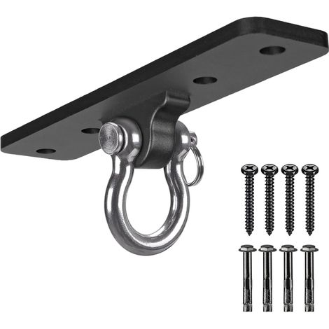 Suspension Le Hamac Suspendre la Balançoire Ensemble de Support pour Aire de Jeux Intérieur Extérieur Chaise Yoga Corde Sacs de Frappe, Jusqu'à 600lbs (1/5)