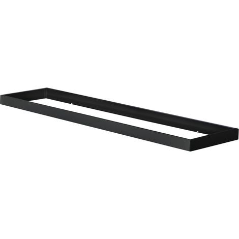 Quadro di fissaggio protratto – Acciaio nero – 1200x300mm Per pannelli LED (1/3)