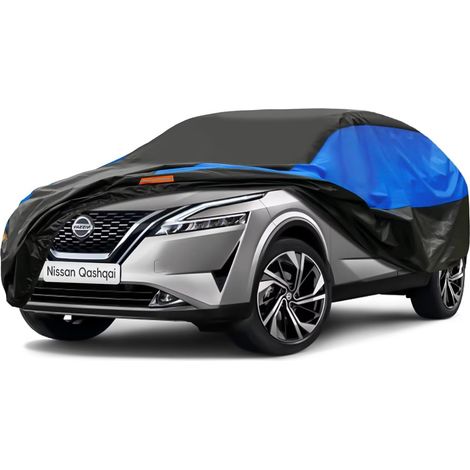 Bâche Voiture Exterieur Respirante, Compatible avec Nissan Qashqai(2007-2024) Housse de Protection Voiture Extérieur, Toutes Saisons Peuvent Tout Gérer Contre Pluie Soleil Poussière.,Taille pour Nissa (1/5)