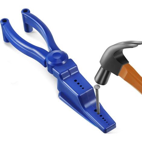 Pinces Auxiliaires À Marteau, Outil Porte-Clous, Pinces En Plastique, Pinces De Sécurité, Clous Faciles À Conduire, Garder En Sécurité, Placer Les Clous, S'Adapte Aux Clous Ronds, Clous (1/5)