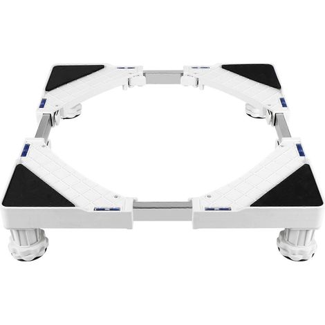 Support pour lave-linge, sèche-linge et réfrigérateur, longueur réglable, charge maximale 300 kg, anti-vibrations et silencieux (1/5)