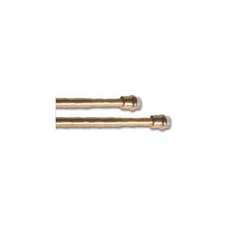 Coppia Bacchette Bastoni per tende colore Ottone 60 cm x 7 mm (1/2)