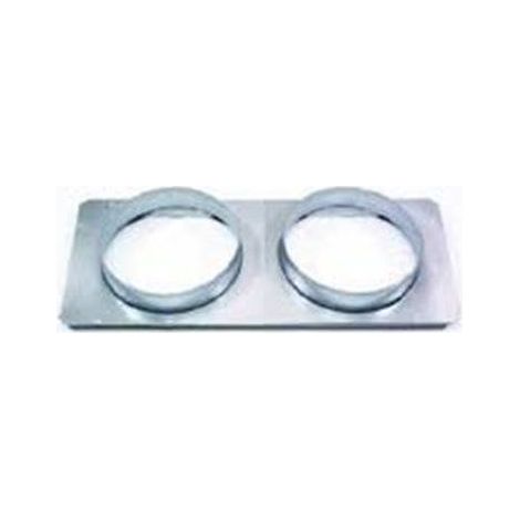 Atlantic – Bride de reprise Ø 200 mm – 2 piquages pour conduits souples isolés – Ventilation et climatisation – Distribution efficace de l'air