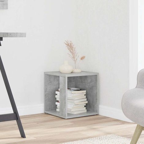 Beistelltisch Betongrau 33x33x34,5 cm Holzwerkstoff