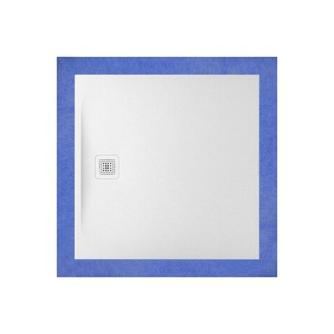 Ensemble receveur de douche LAUFEN PRO prémonté 1000 x 1000 x 33 mm blanc LAUFEN