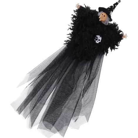5 Pièces Pendentif poupée sorcière poupée de sorcière d'halloween décor de Porte de sorcière Goodies Halloween décoration Pendentif Suspendu Ornement d