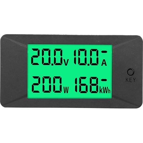 PZEM-025 Digitales LCD-Voltmeter für 5-12 V Gleichspannung und -strom (1/5)