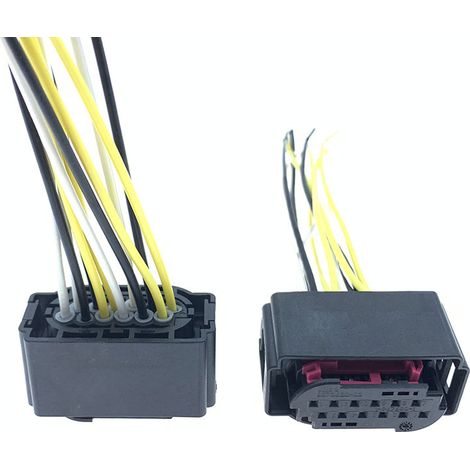 Kompatibel mit BMW 7er Reihe 730 740 750 760Li E60 520 523 525 530, Kabelbaumstecker für Radarsensoren an der Frontstoßstange (1/4)