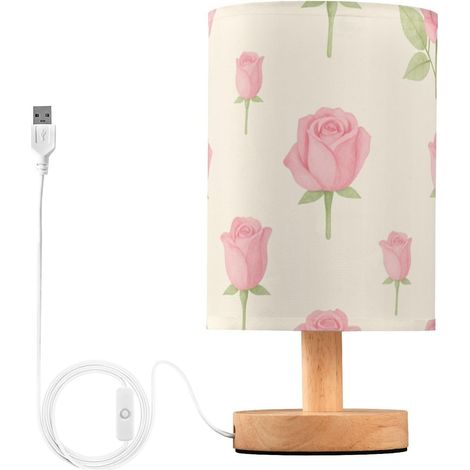 FRODOTGV Lampes de table avec LED et bouton alimenté par USB (1/5)