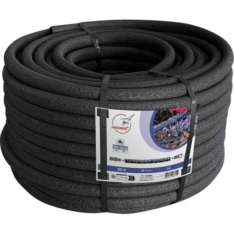 Jardibric – Couronne poreuse 50m – Débit 20 L/h – Pression 1 Bar – Arrosage localisé pour jardins et potagers