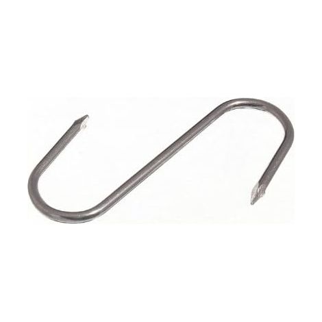 Lot de 50 Boucheries pointu S Crochet utilitaire de Cuisine Rack 3 po en acier de 75mm Zp