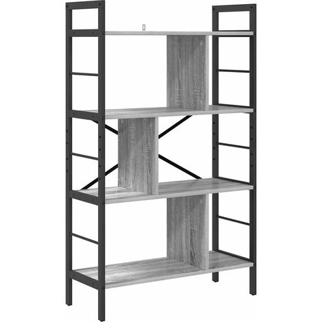 Maison Exclusive - Bücherregal Graues Sonoma 75 x 30 x 123,5 cm H