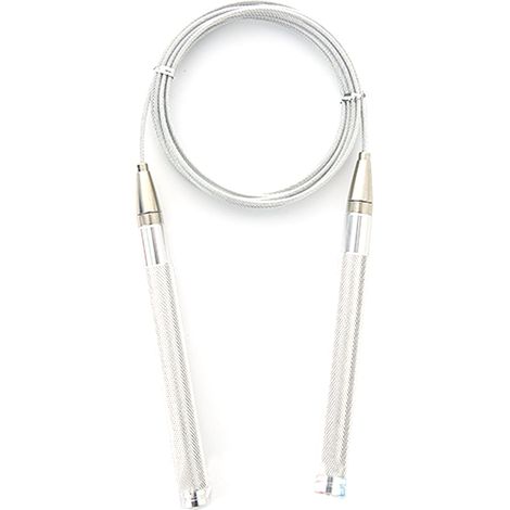 Corde À Sauter - Acier Inoxydable Et Aluminium - Pour Boxe Crossfit Fitness - Réglable Et Rapide - 1 Pièce (1/5)