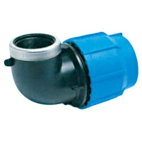 GOMITO A 90  ° CON DERIVAZIONE FEMMINA  EE  25x3/4 - UNIDELTA