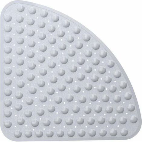 Tapis de douche d'angle antidérapant - Virex® - 53,3x53,3 cm - Ventouses puissantes - 90 trous de drainage