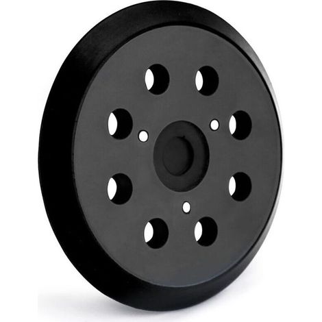 Plateau Ponceuse 125mm 8 Trous, Plateau De Ponçage Crochet Et Boucle, Compatible Ave BO5030 BO5031 BO8041 BO5041 (1/5)