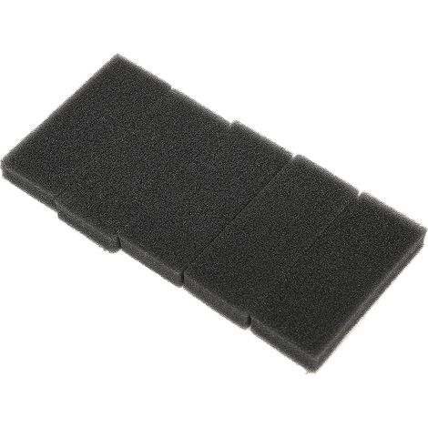 Lot de 5 filtres de rechange en coton pour appareil respiratoire professionnel, noir (1/5)