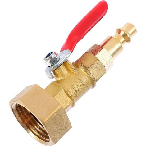 Adaptateur de purge en laiton à fixation rapide pour l'hivernage, pour le jardinage (lot de 3). (1/5)