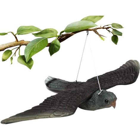 Simulation Flying Bird, Bird Repellent Flying Bird Models with Movable Wings and Lanyard for Lawn, Garden, Farm, Family, Outdoor Trees, Buildings (Color) (1/5)