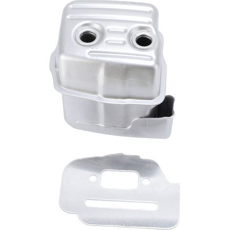 Metal chainsaw exhaust silencer, for MS271 MS291, replacement 11411400613 (1/5)