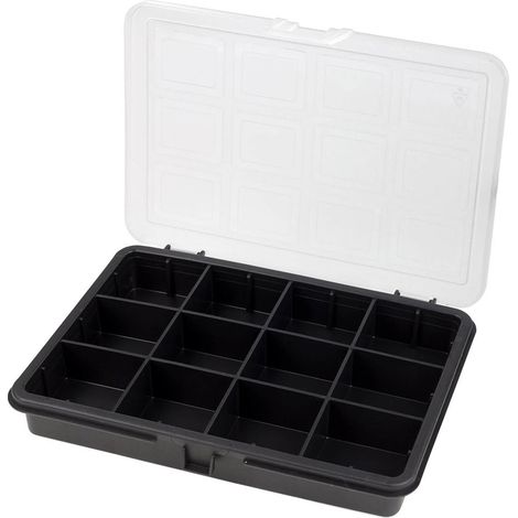 Organizador Plastico 12 Compartimentos 180x128x32 mm.