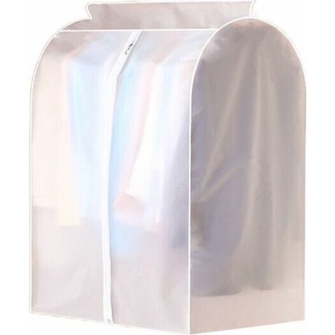 Sac à poussière suspendu sac à vêtements rangement ultra-large-court-haut (rangement vêtements courts fins 20-25 pièces) (1/5)