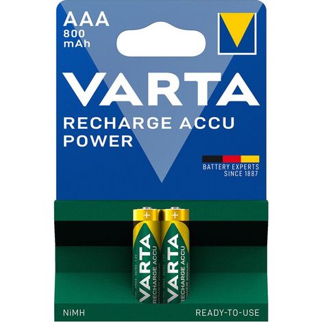 VARTA BATT RICARICABILE MINISTILO 800MAH BL 2 PZ