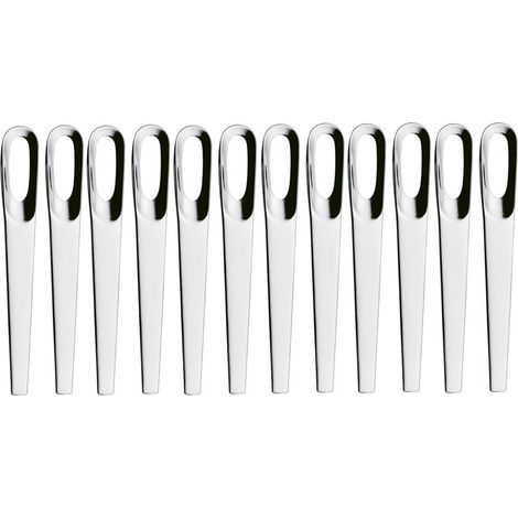 Abert cucchiaino moka Appetizer acciaio inox 18/10 con foro 10 cm (1/2)